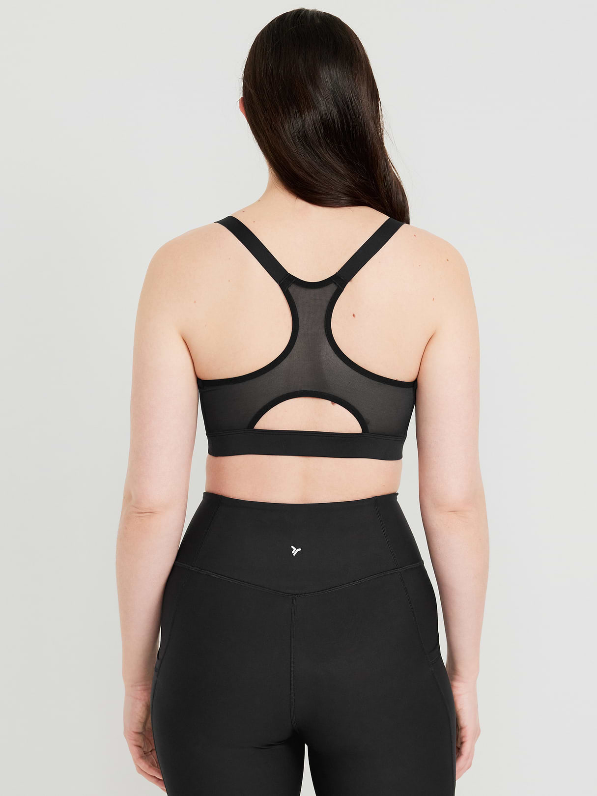 Medium Support PowerSoft Sports Bra - Black Jack