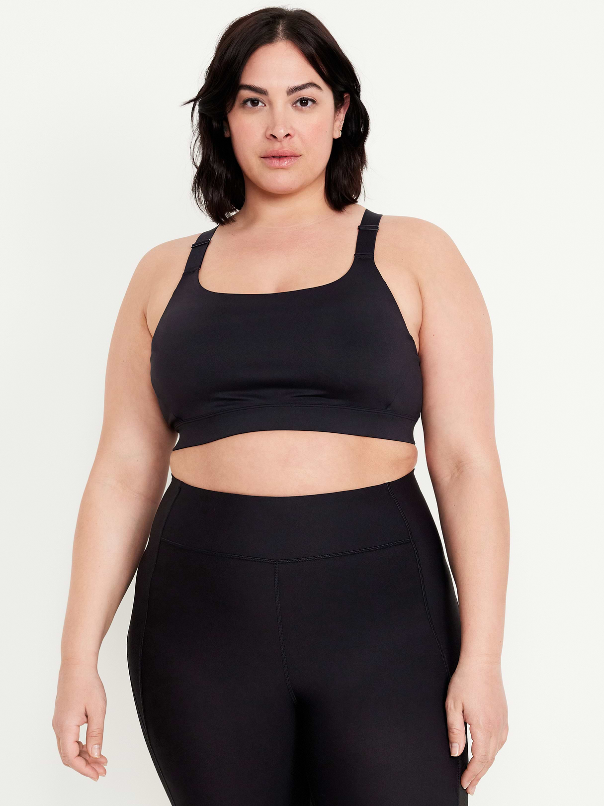 Medium Support PowerSoft Sports Bra - Black Jack