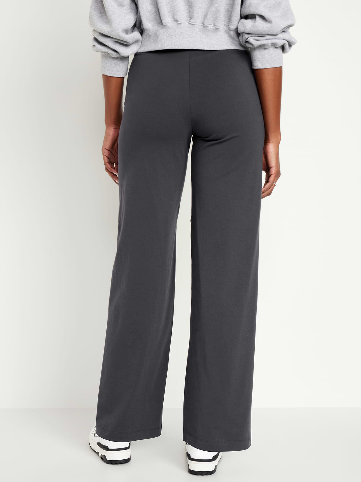 High-Waisted Fashion Wide-Leg Leggings - Panther
