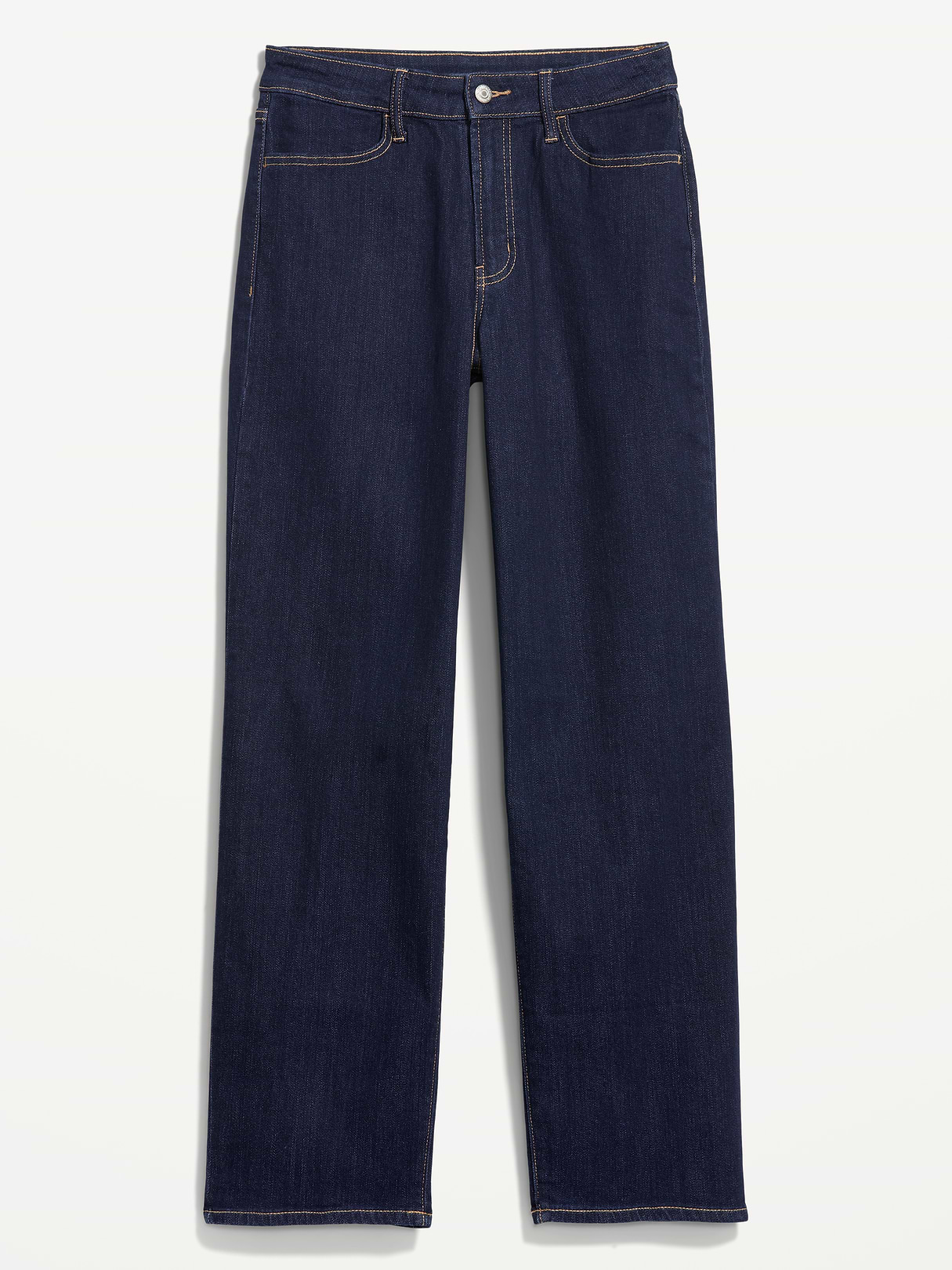 High-Waisted Wow Loose Jeans - Dark Wash