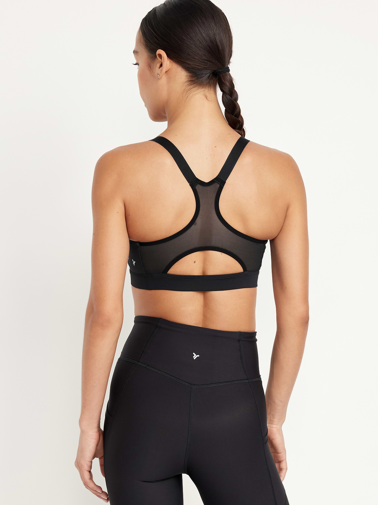 Medium Support PowerSoft Sports Bra - Black Jack