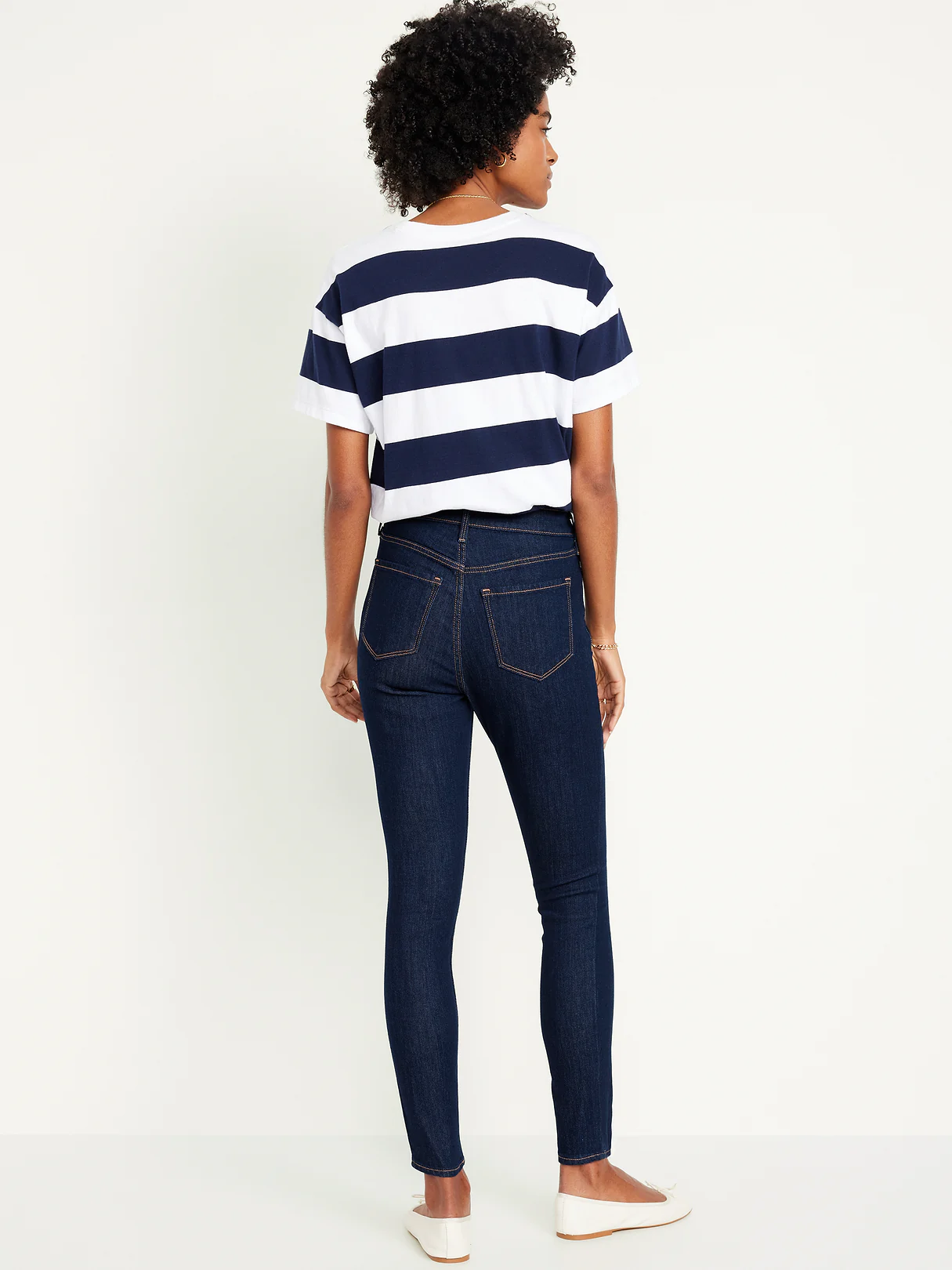 High-Waisted Wow Super-Skinny Jeans - Indigo