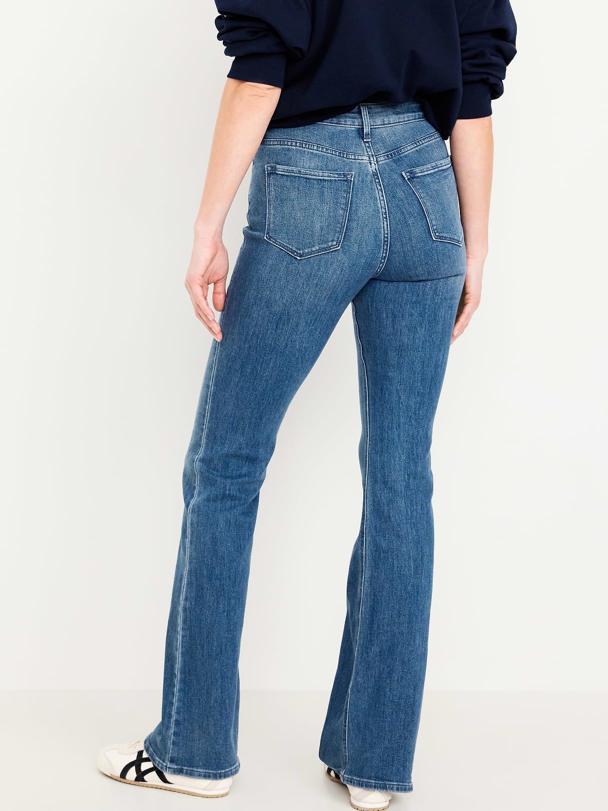 High-Waisted Wow Flare Jeans - Medium Wash