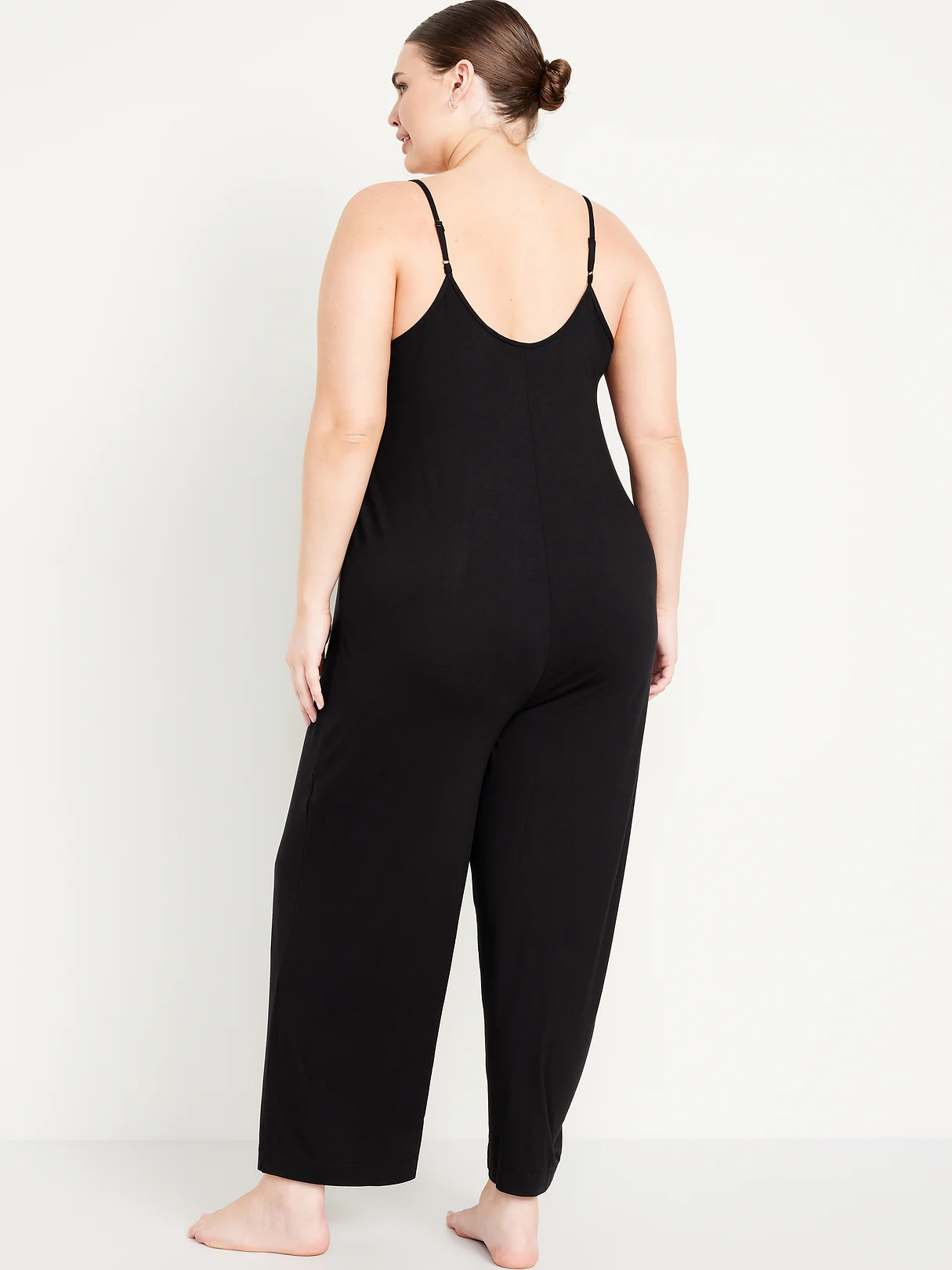 Sunday Sleep Knit Jersey Jumpsuit - Blackjack