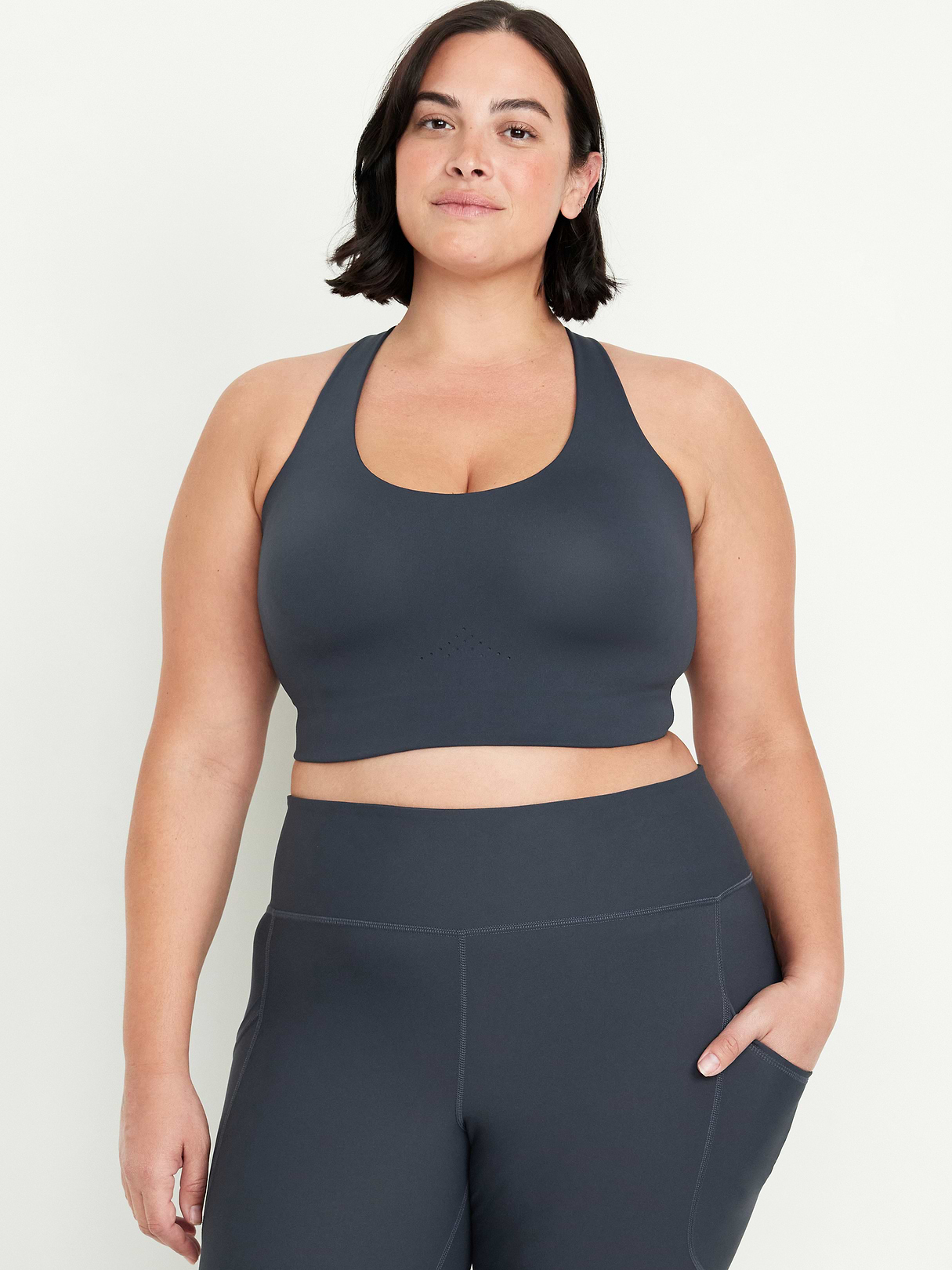 High Support PowerSoft Sports Bra - Dusk Navy