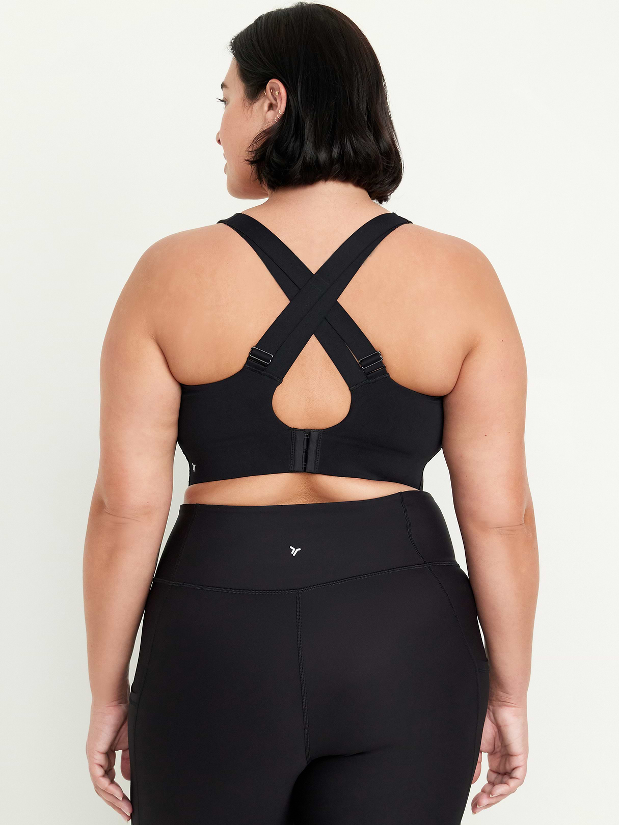 High Support PowerSoft Sports Bra - Black Jack