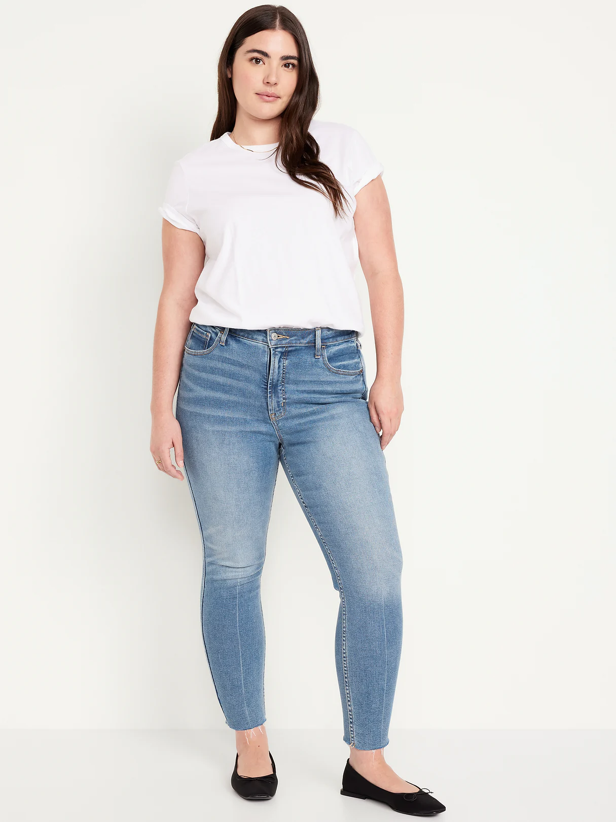 Extra High-Waisted Rockstar 360° Stretch Super-Skinny Jeans - Medium Wash