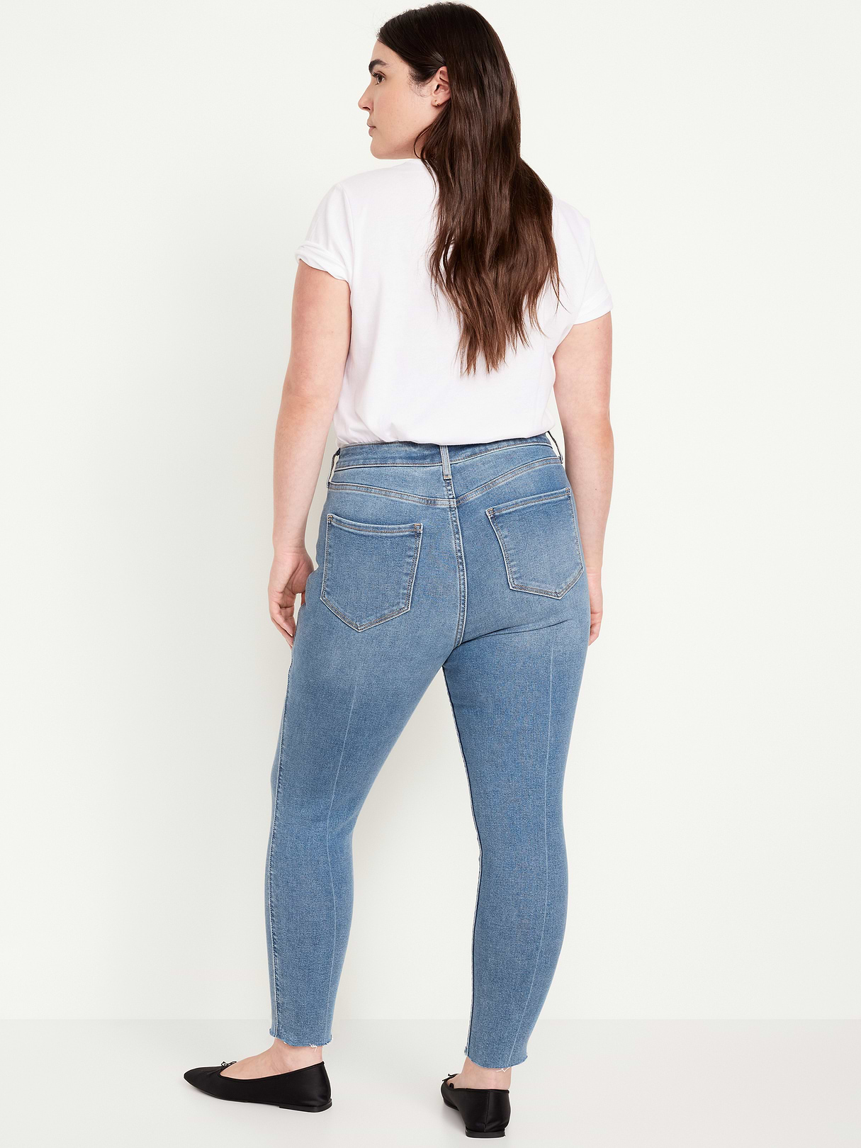 Extra High-Waisted Rockstar 360° Stretch Super-Skinny Jeans - Medium Wash