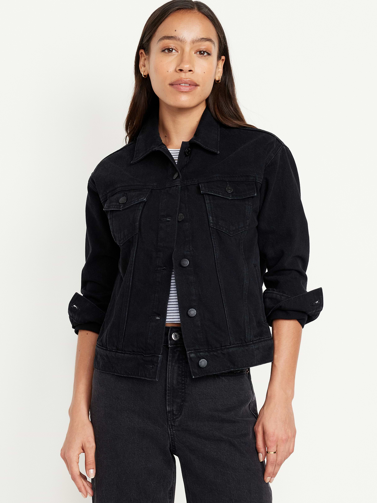 Classic Jean Jacket - Washed Black