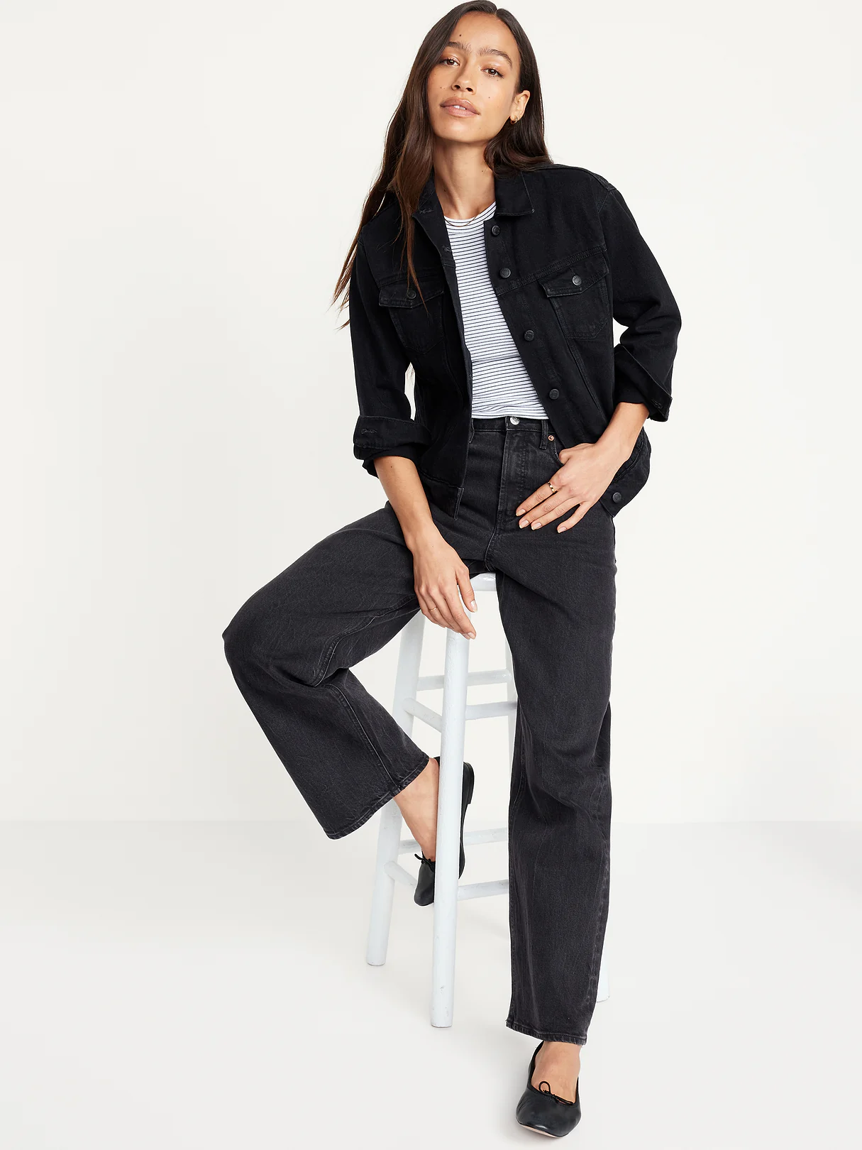 Classic Jean Jacket - Washed Black