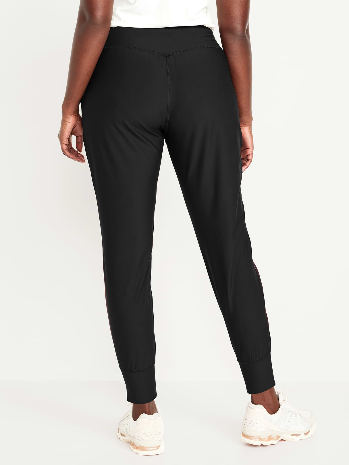High-Waisted PowerSoft Pocket Joggers - Black Jack