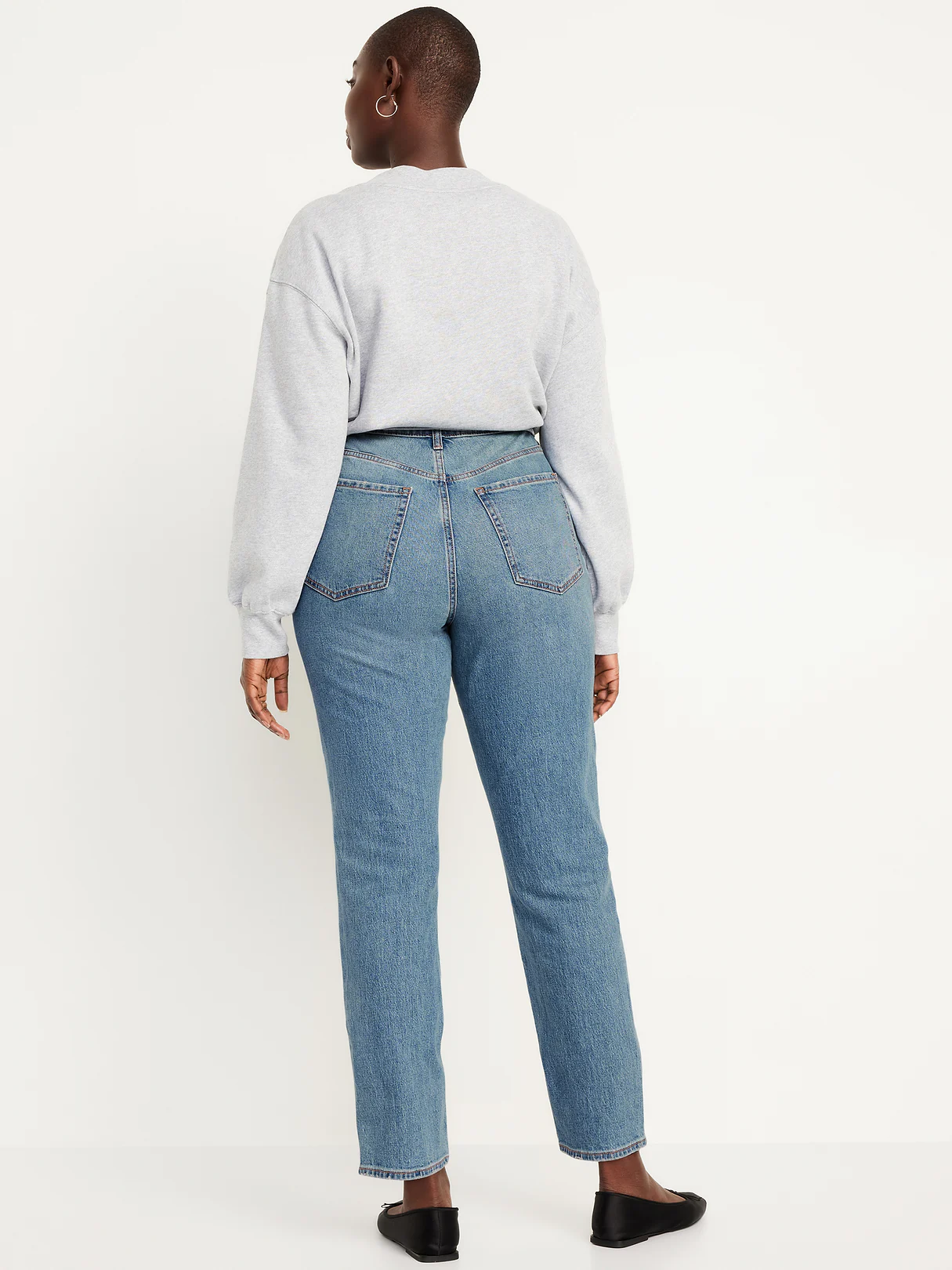 Curvy High-Waisted OG Straight Ankle Jeans - Faded Light Wash