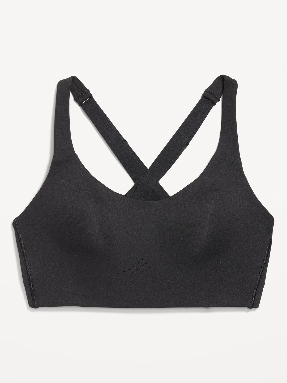 High Support PowerSoft Sports Bra - Black Jack