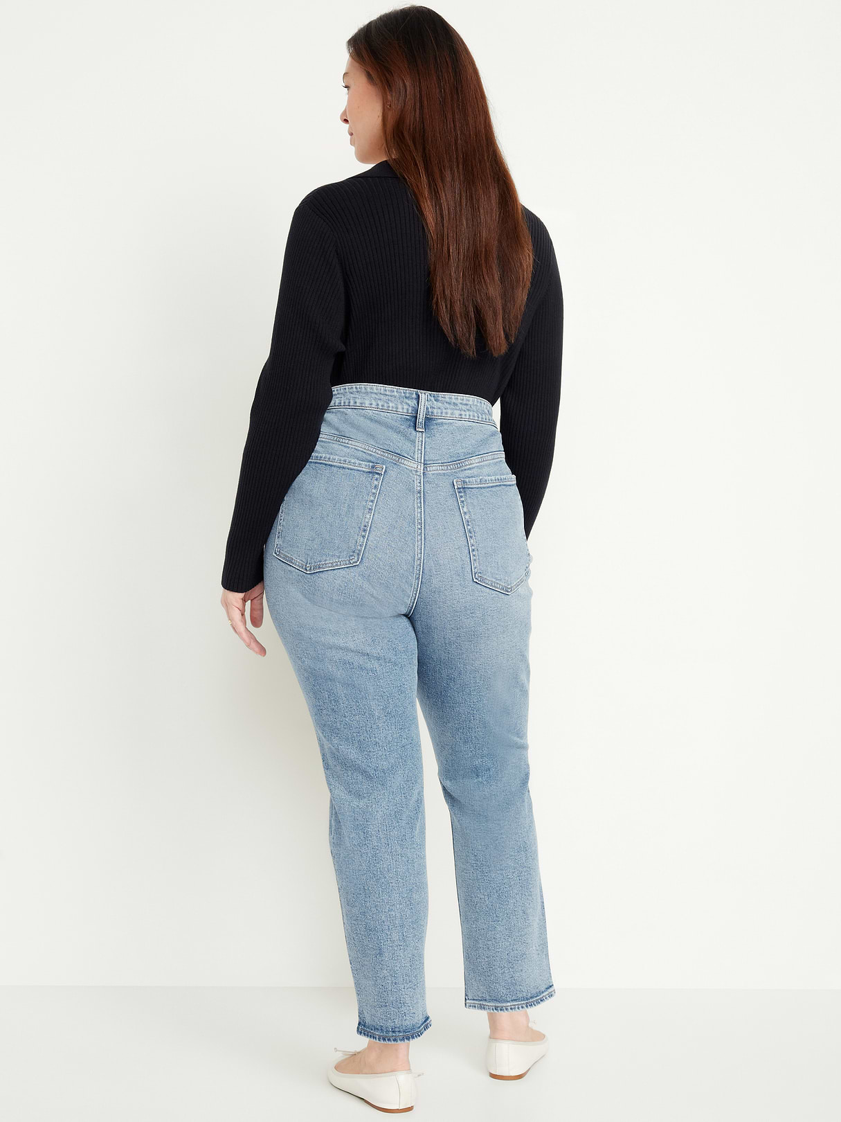 Curvy High-Waisted OG Straight Ankle Jeans - Cerys