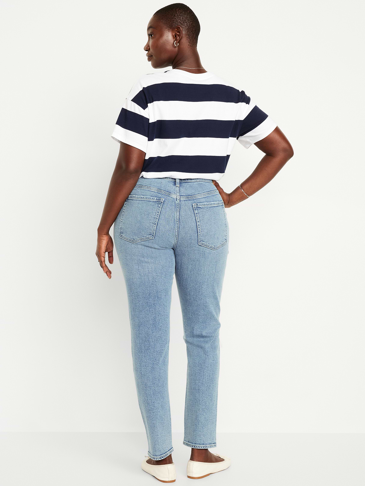 Curvy High-Waisted OG Straight Ankle Jeans - Cerys