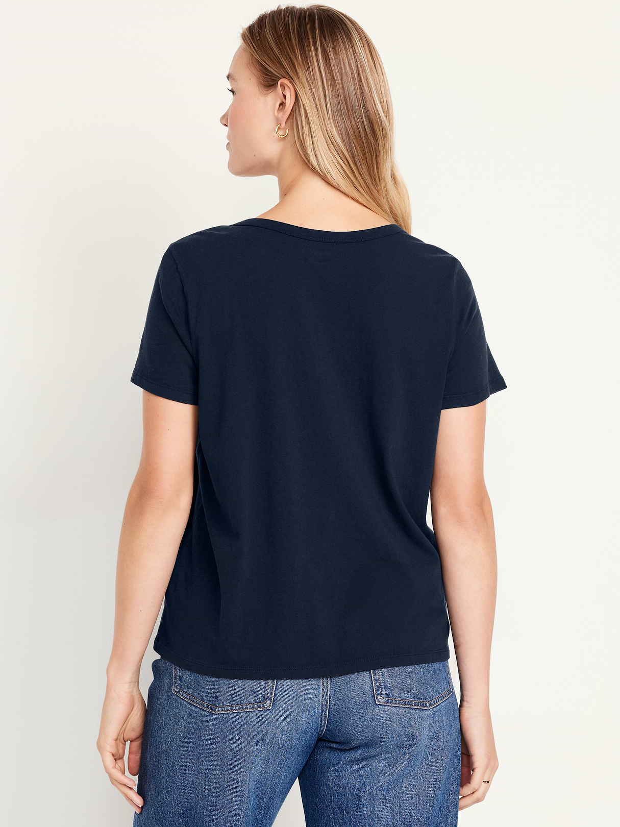 EveryWear V-Neck T-Shirt - In the Navy