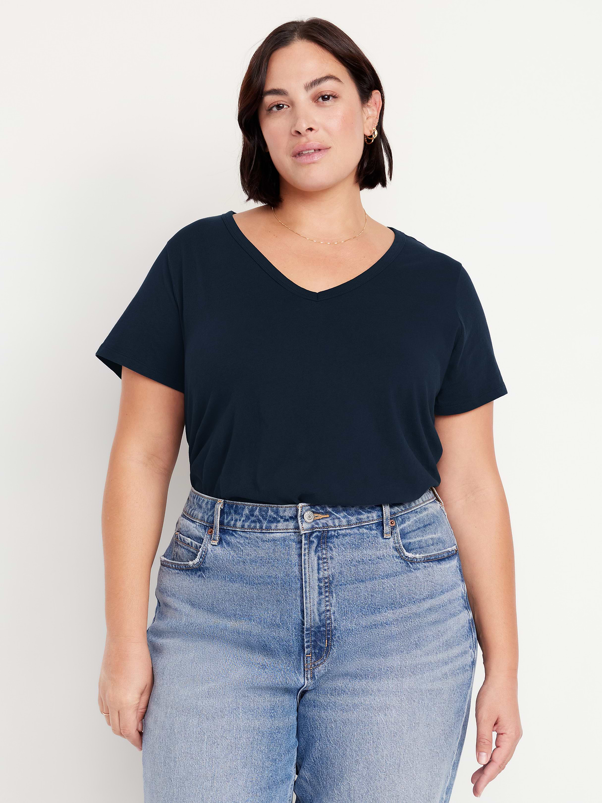 EveryWear V-Neck T-Shirt - In the Navy