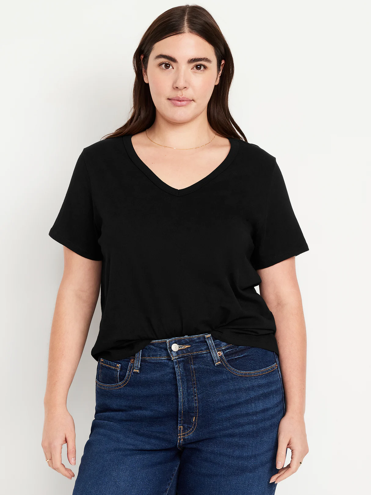 EveryWear V-Neck T-Shirt - Black Jack