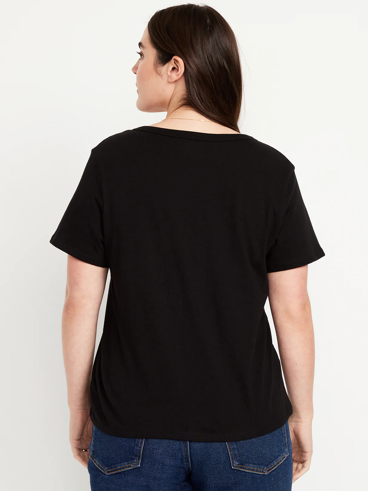 EveryWear V-Neck T-Shirt - Black Jack