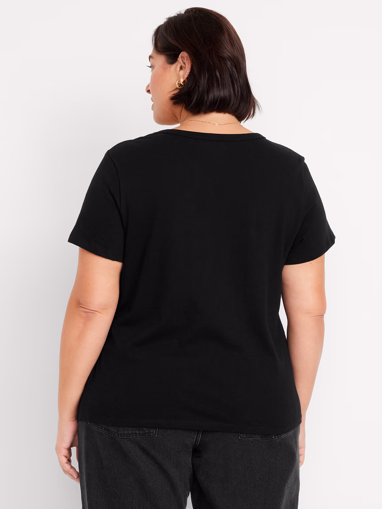 EveryWear V-Neck T-Shirt - Black Jack