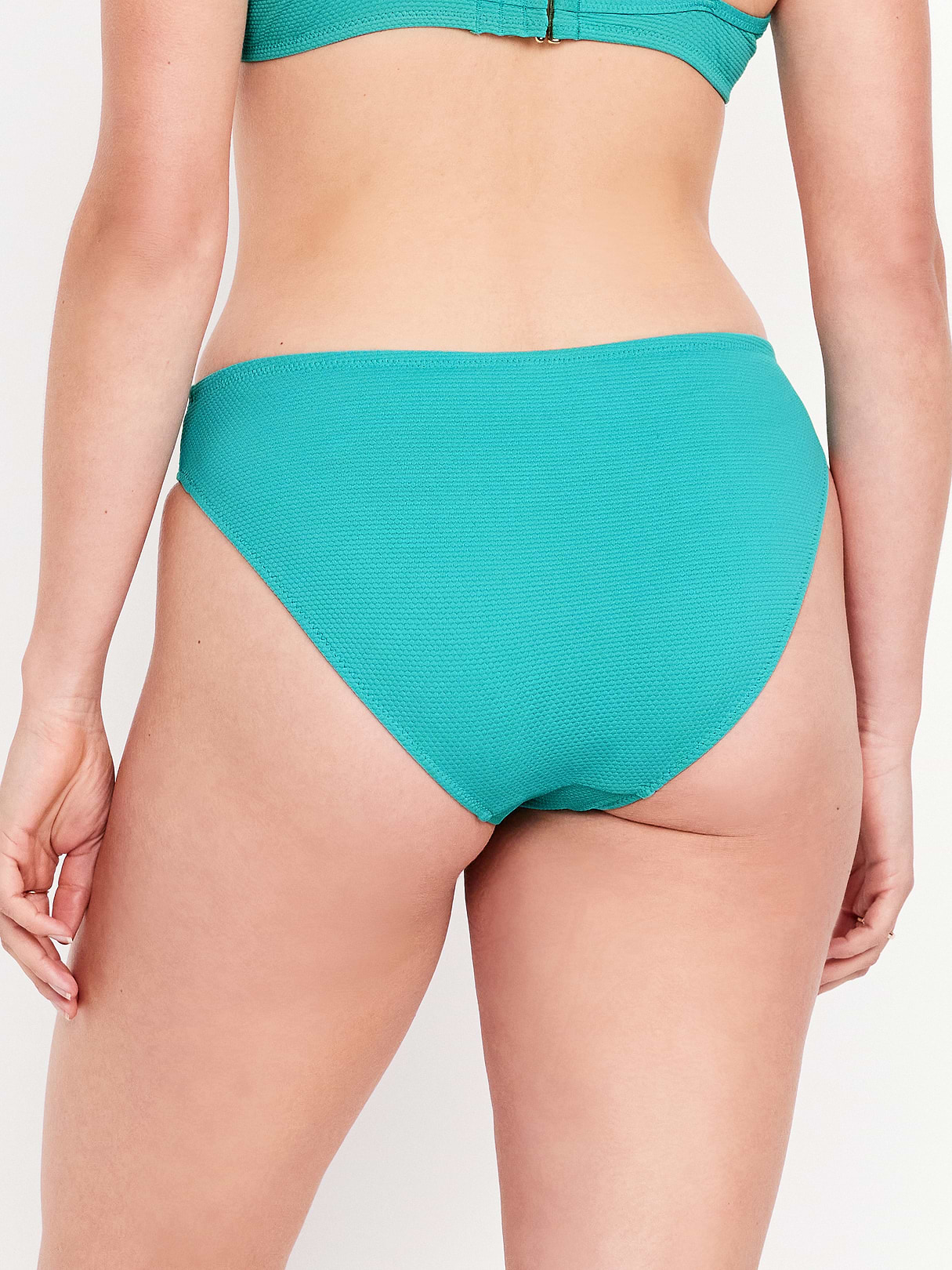 Mid-Rise Bikini Swim Bottoms - Blue Wing Teal