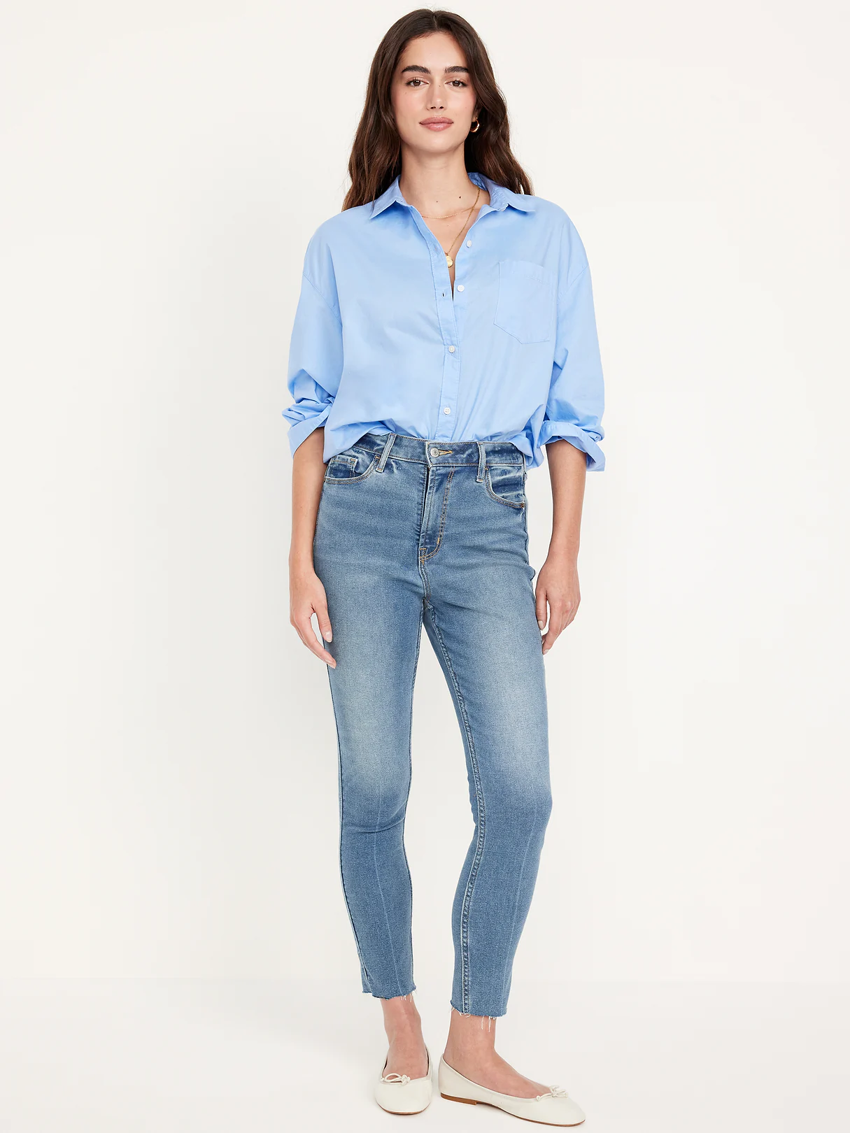 Extra High-Waisted Rockstar 360° Stretch Super-Skinny Jeans - Medium Wash