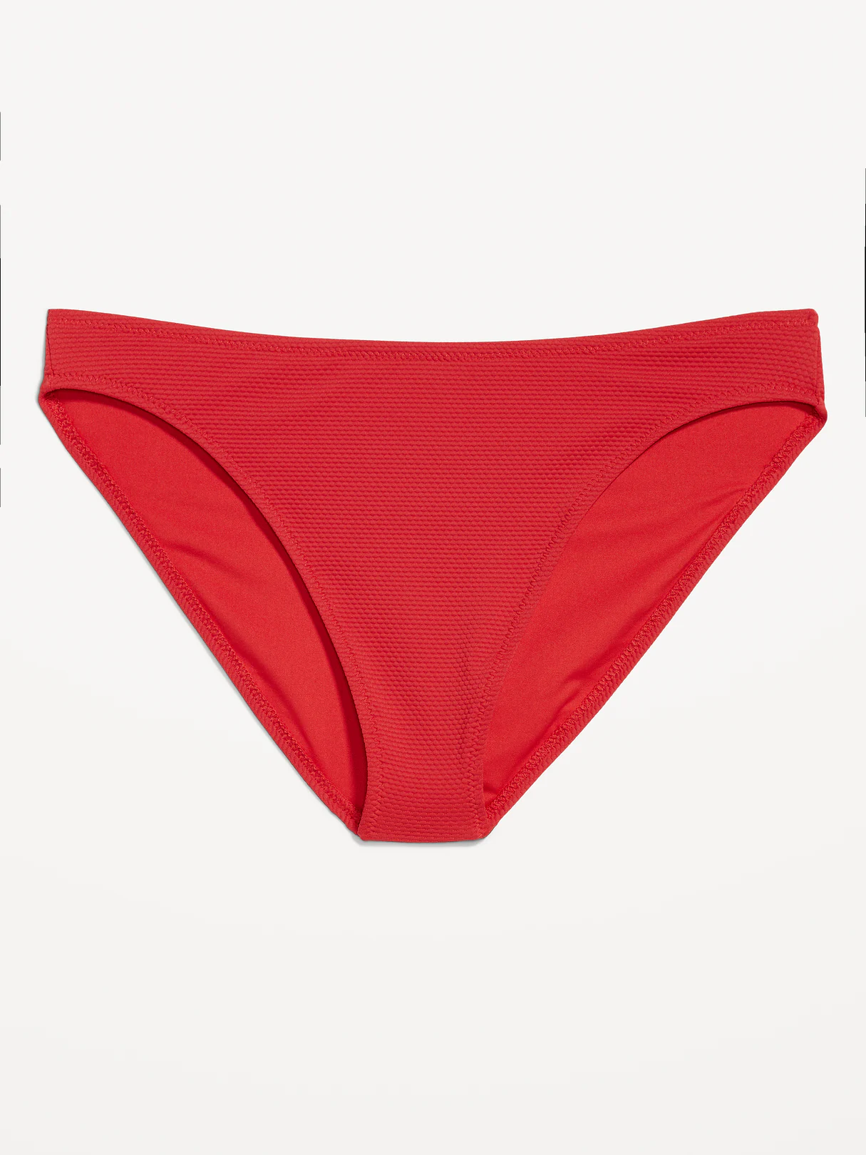 Mid-Rise Bikini Swim Bottoms - Scotty Red