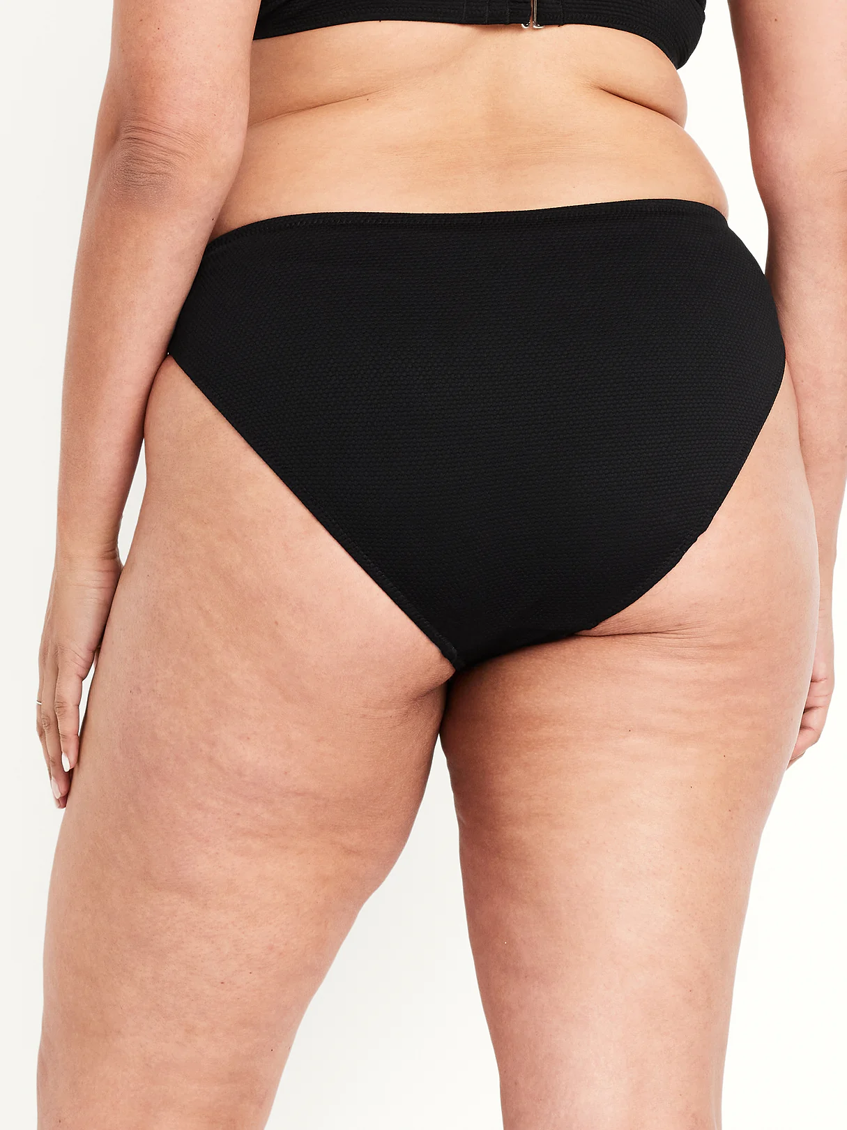 Mid-Rise Bikini Swim Bottoms - Black Jack