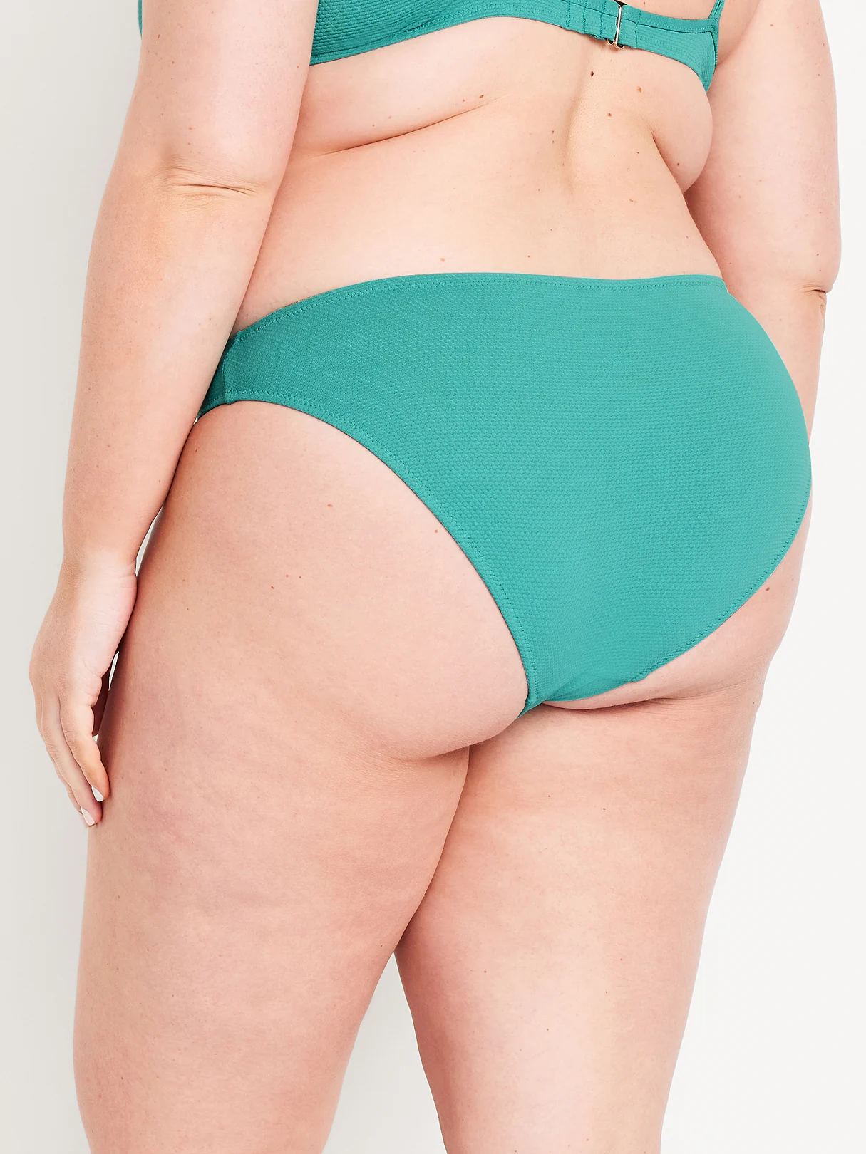 Mid-Rise Bikini Swim Bottoms - Blue Wing Teal