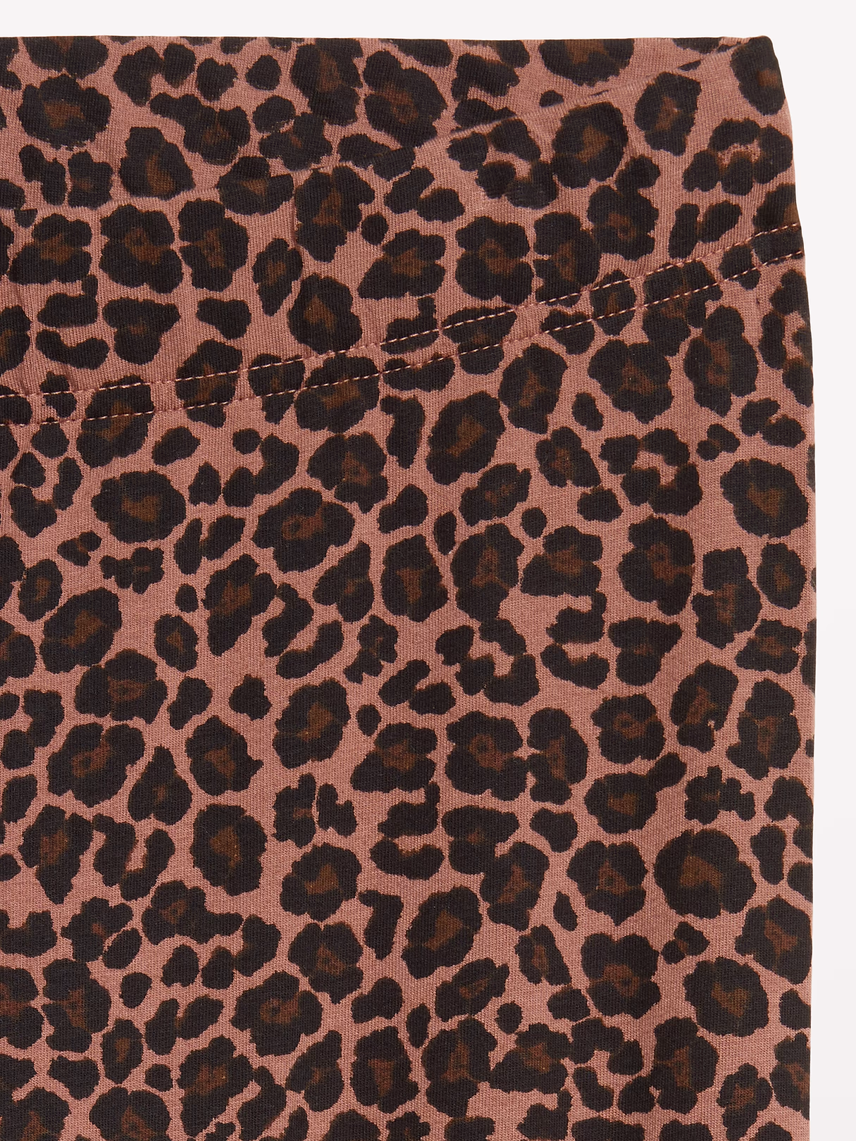 High-Waisted Jersey Fashion Layering Leggings - Cheetah