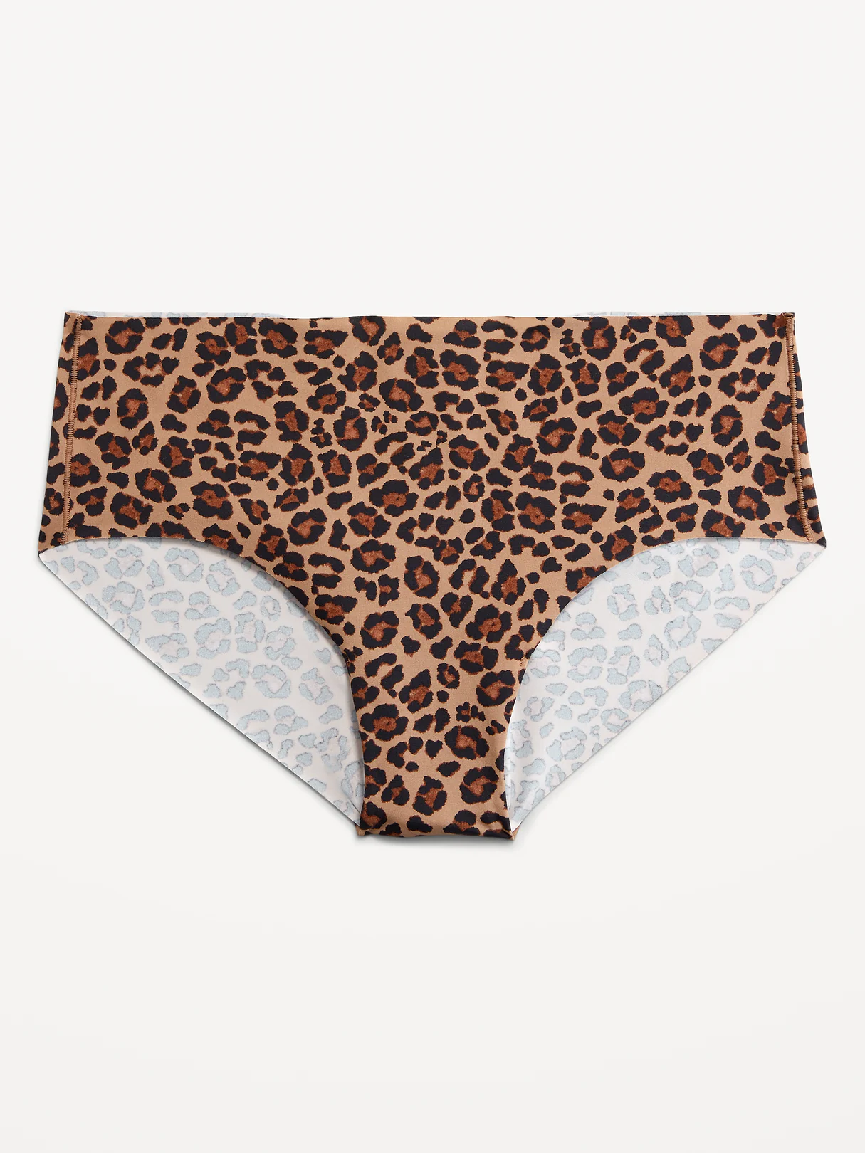 Low-Rise No-Show Hipster Underwear - Cheetah Brown