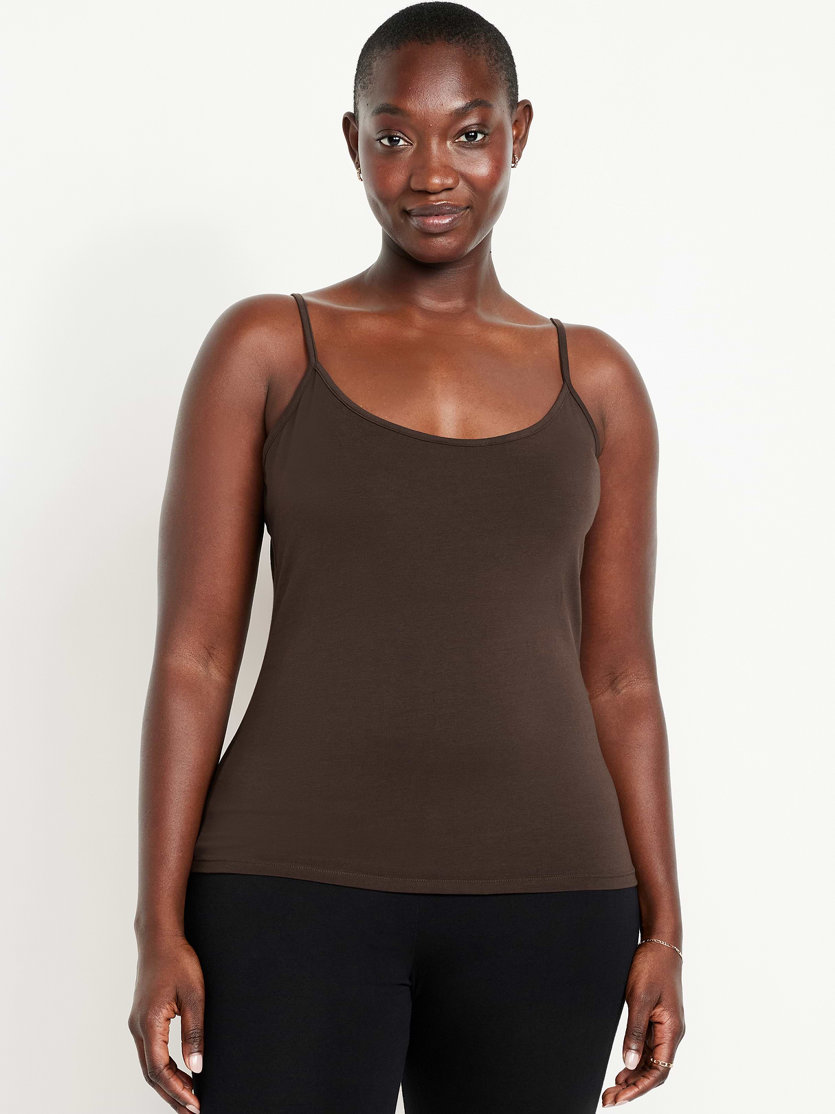 First-Layer Cami Tank Top - French Roast