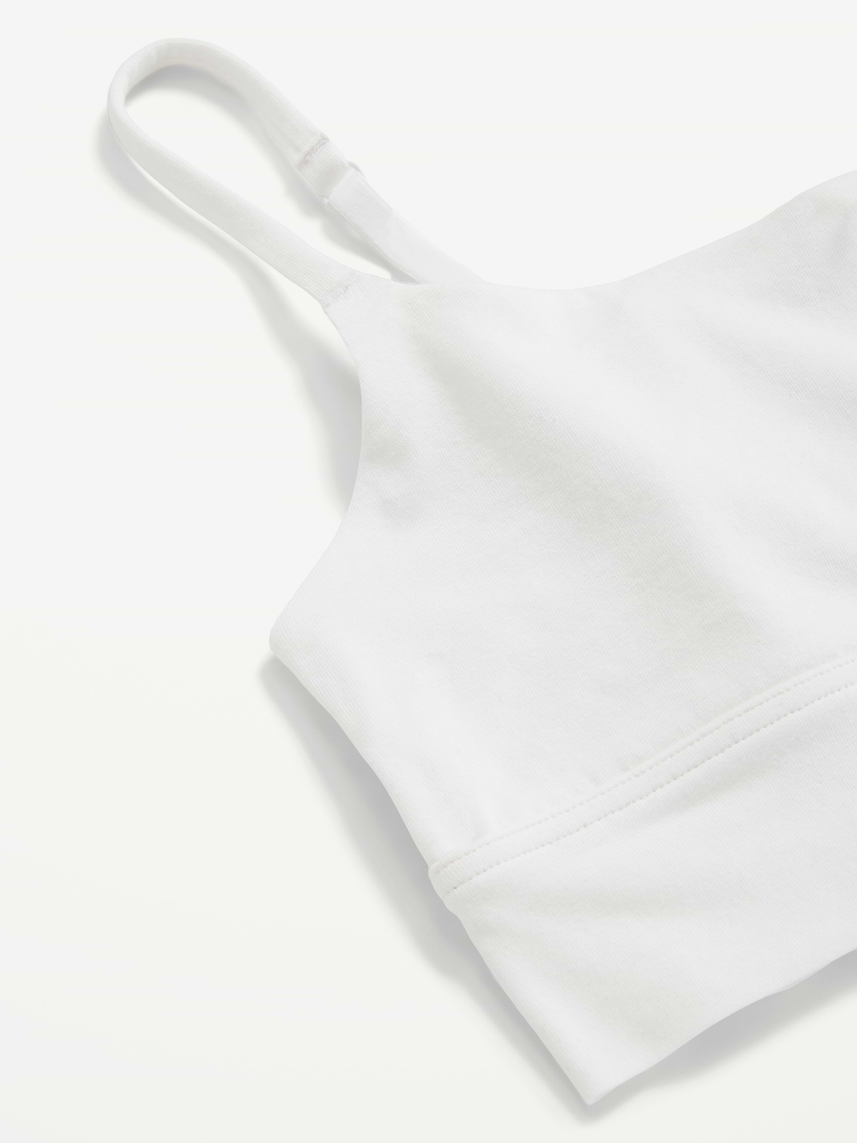 Cotton Cami Bralette - Calla Lily White