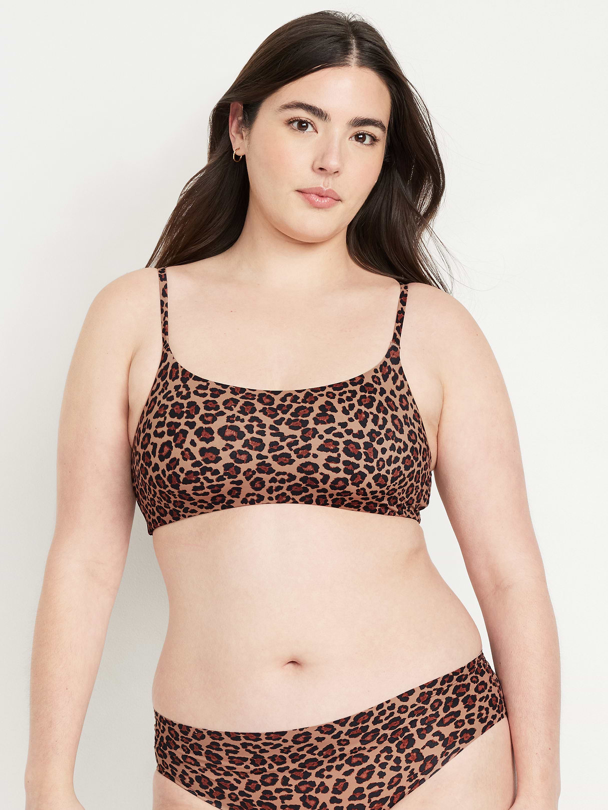 No-Show Bralette - Cheetah Brown
