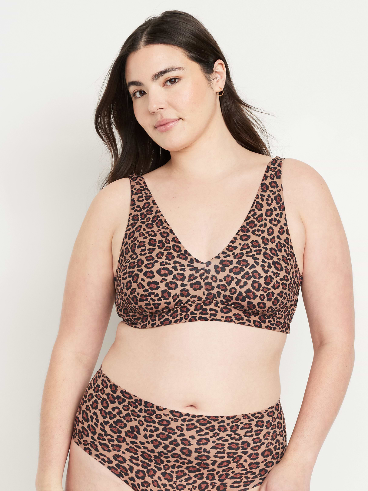 No-Show Bralette - Cheetah Brown