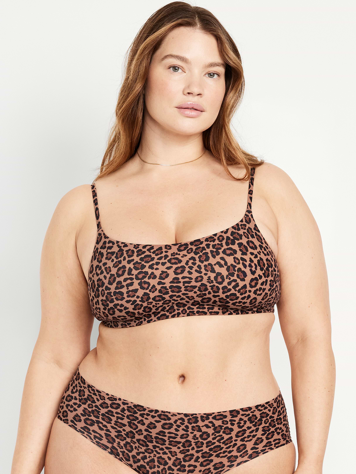 No-Show Bralette - Cheetah Brown