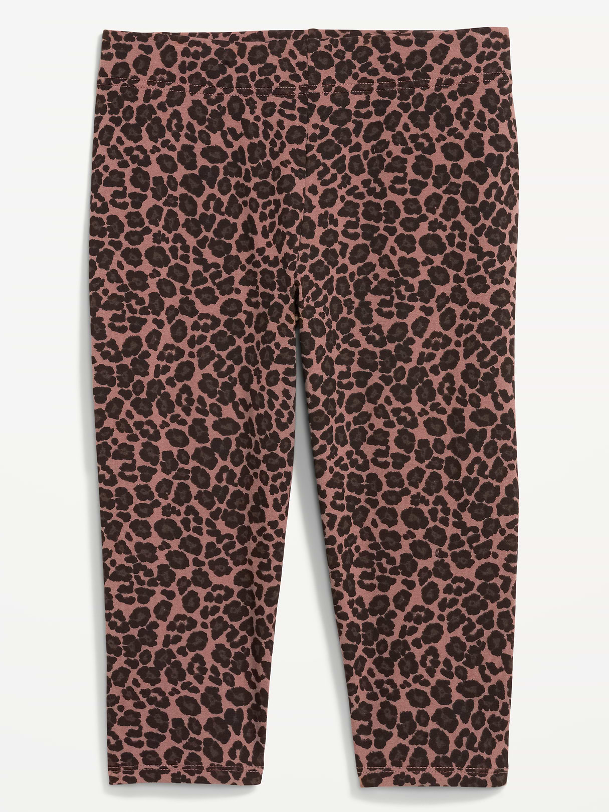 High-Waisted Fashion Layering Capri Legging - Cheetah