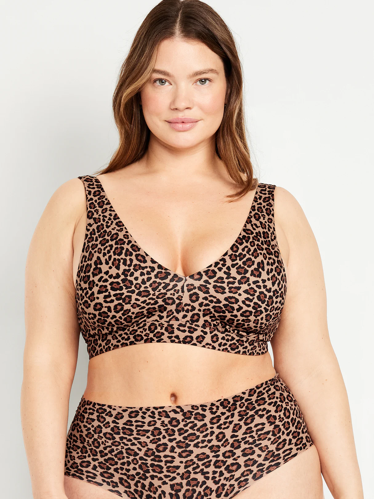 No-Show Bralette - Cheetah Brown