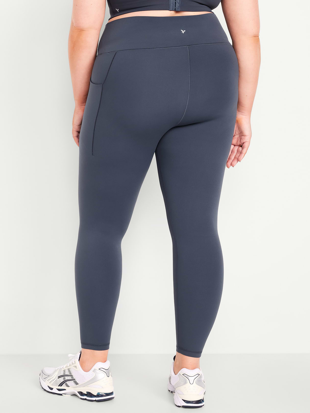 High-Waisted StudioSmooth 7/8 Pocket Leggings - Dusk Navy