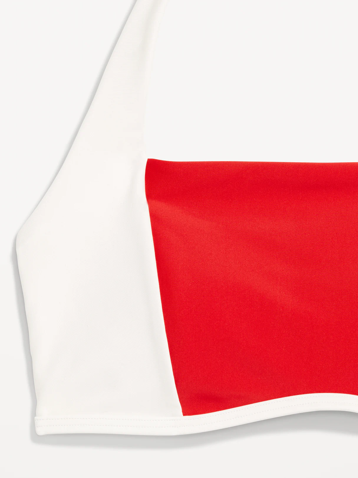 Matte Halter Swim Top - Scotty Red
