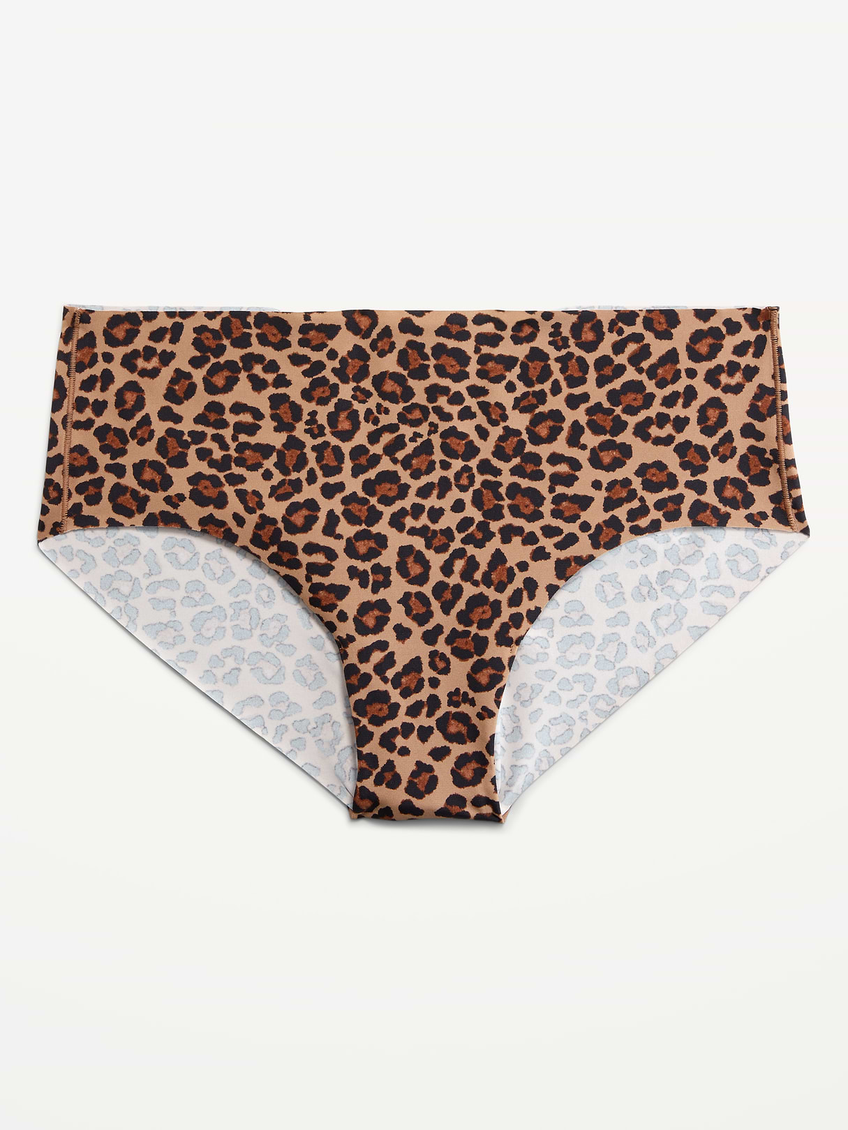 Low-Rise No-Show Hipster Underwear - Cheetah Brown
