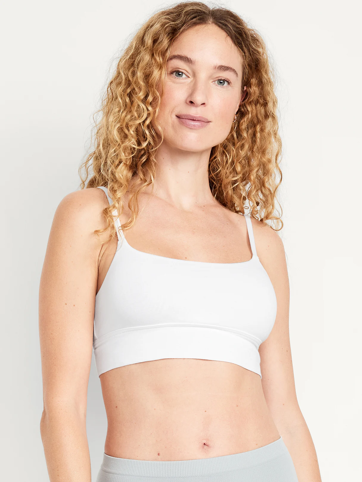 Cotton Cami Bralette - Calla Lily White