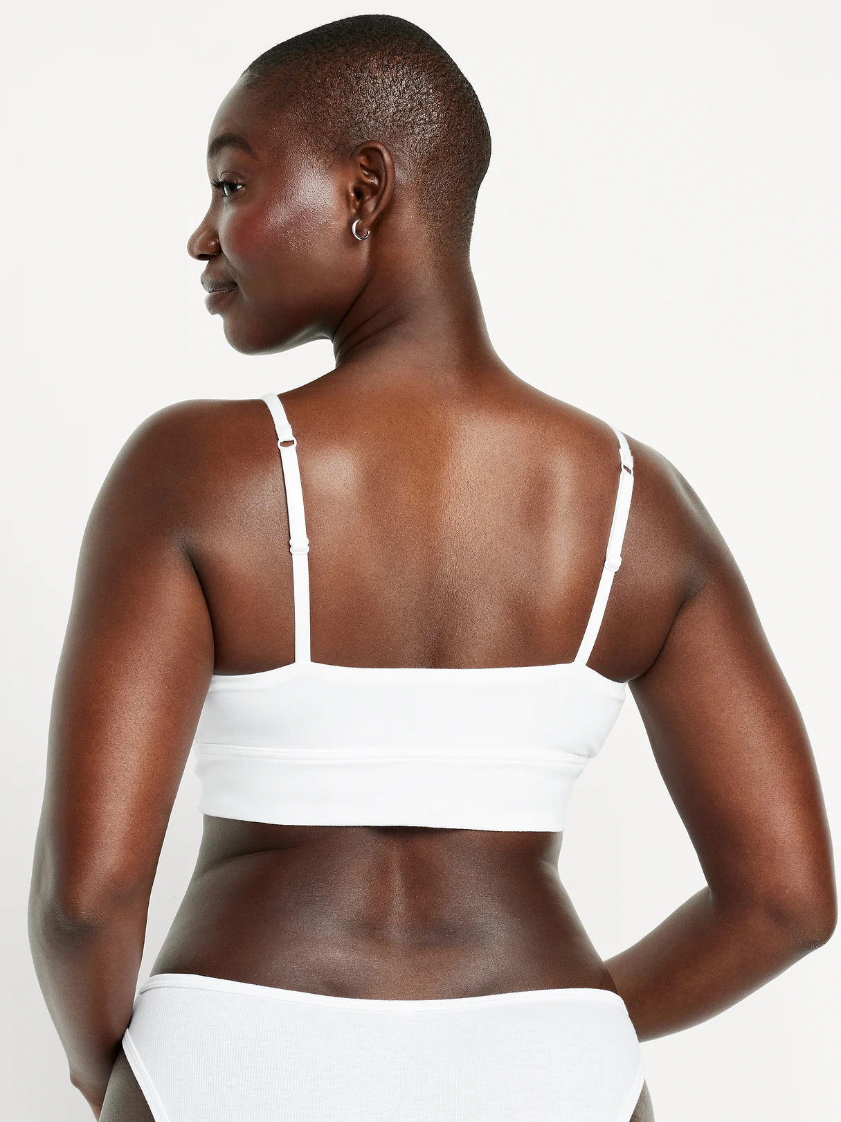 Cotton Cami Bralette - Calla Lily White