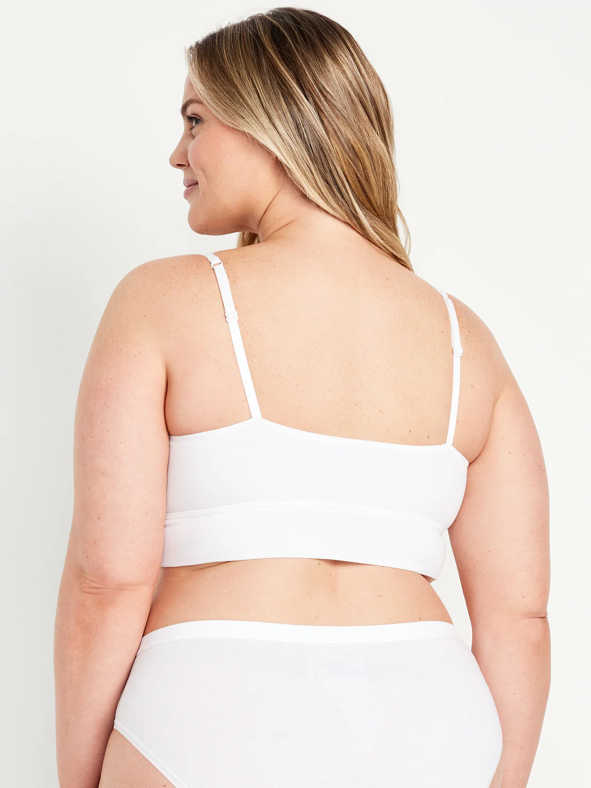 Cotton Cami Bralette - Calla Lily White