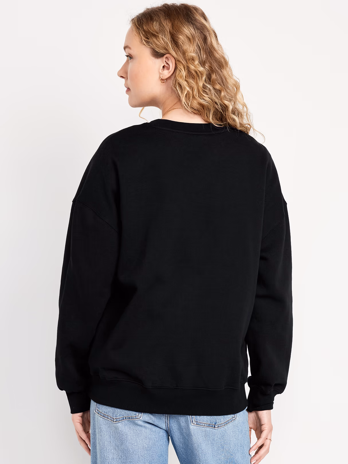 SoComfy Oversized Graphic Sweatshirt - Black Jack