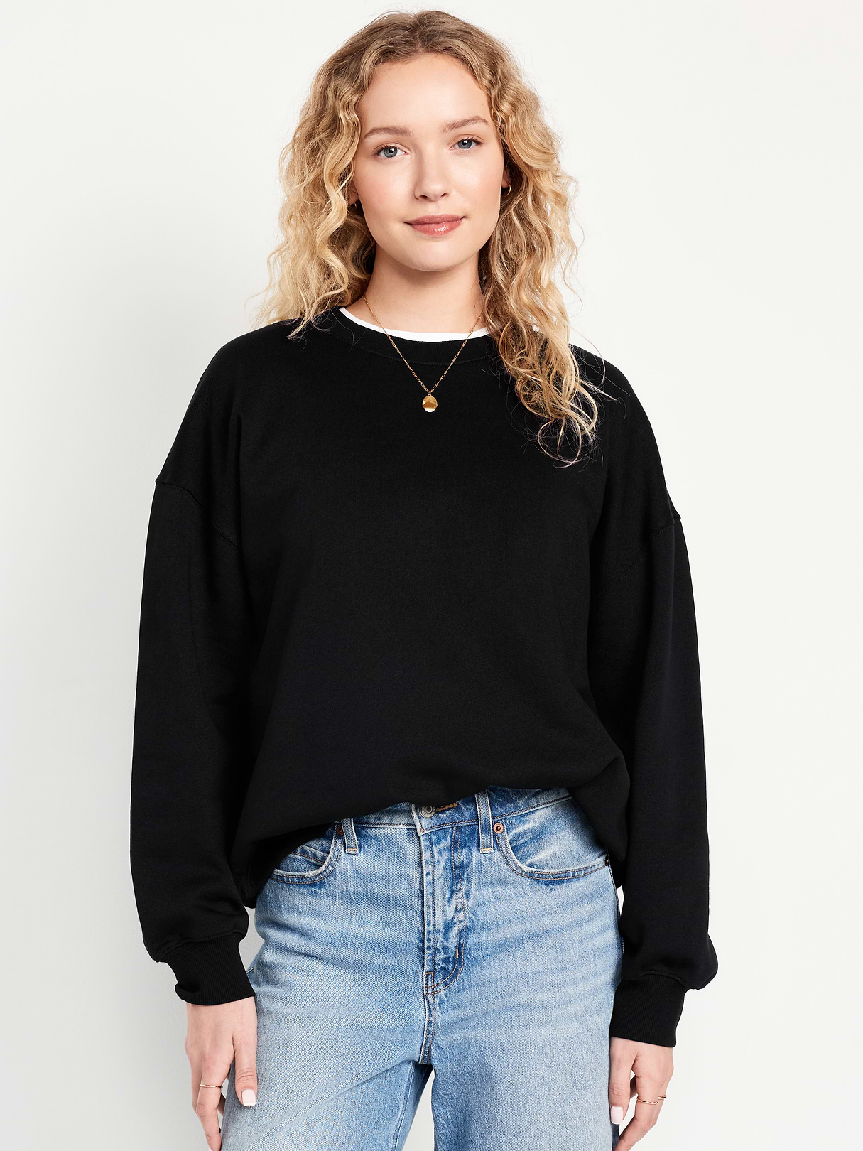 SoComfy Oversized Graphic Sweatshirt - Black Jack