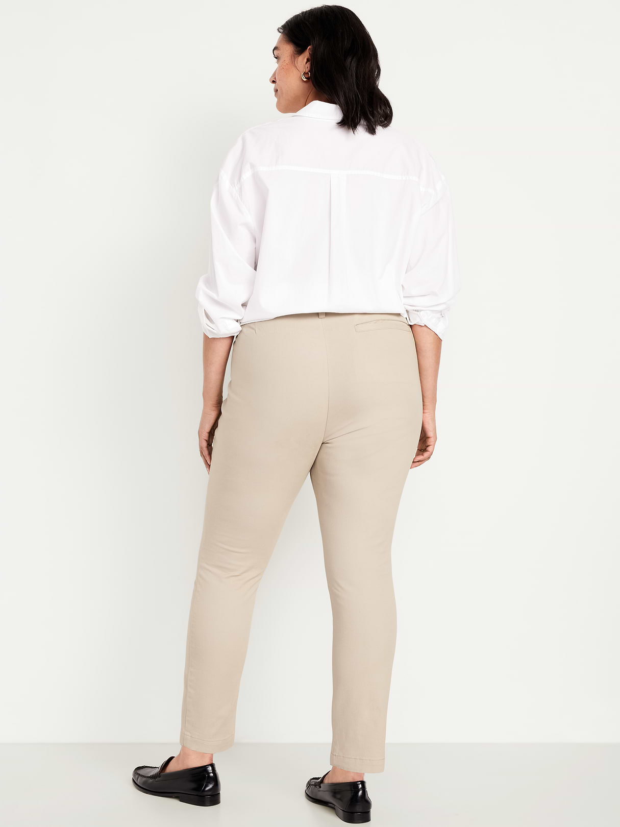 High-Waisted Uniform Skinny Pants - A Stone's Throw