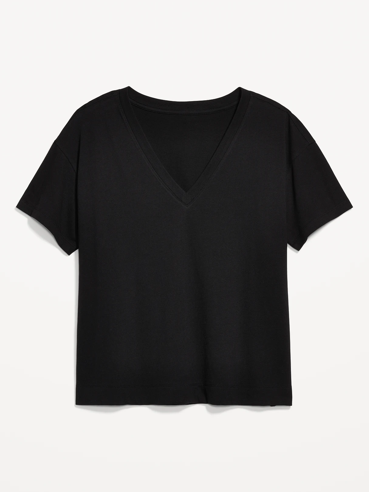 Vintage V-Neck T-Shirt - Black Jack