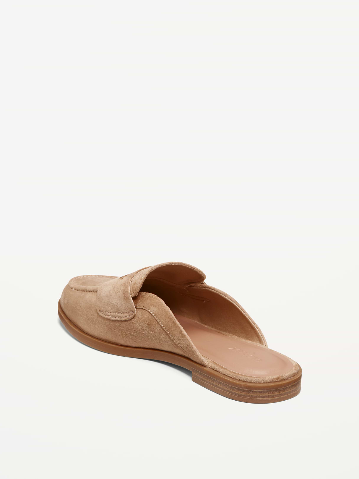 Loafer Mule Shoes for Women - Sand