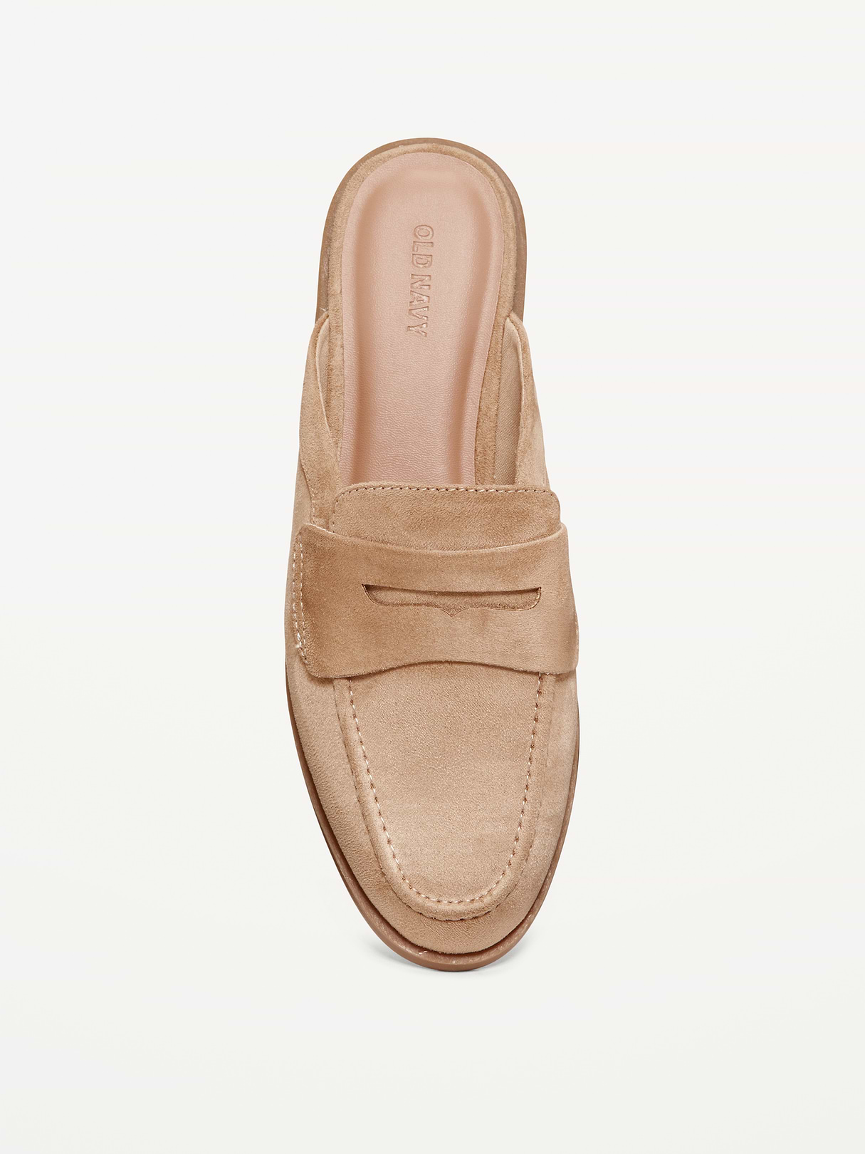 Loafer Mule Shoes for Women - Sand
